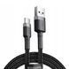 Дата кабель Baseus Cafule Type-C Cable 3A (1m) (CATKLF-B) 31871 фото 1
