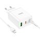 МЗП Hoco N33 Start PD35W (1USB-A/2C) + кабель Type-C to Lightning 71106 фото 3