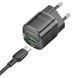 МЗП Borofone BN17 Sunlight PD20W+QC3.0 (1USB-A/1C) + кабель Type-C to Type-C 75043 фото 3