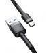 Дата кабель Baseus Cafule Type-C Cable 3A (1m) (CATKLF-B) 31871 фото 2