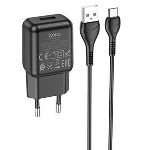 МЗП Hoco C96A (1USB/2.1A) + кабель USB to Type-C 81497 фото