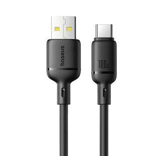 Дата кабель Baseus Silky Series OS Fast Charging USB to Type-C 100W (2m) (P10377703) 76493 фото