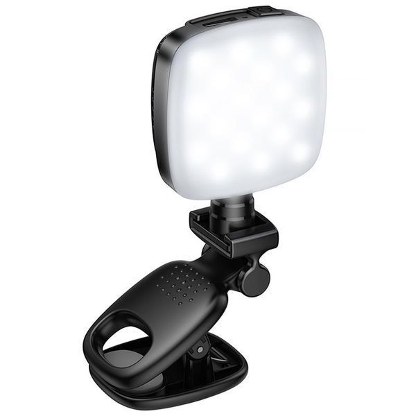 Портативна лампа для селфі Hoco K28 Square Selfie Light 200 mAh 81537 фото
