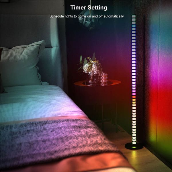 Підлогова кутова LED лампа RGB Magic 2 Bluetooth USB with app 66425 фото