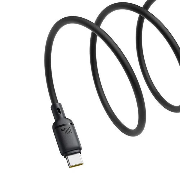 Дата кабель Baseus Silky Series OS Fast Charging USB to Type-C 100W (2m) (P10377703) 76493 фото
