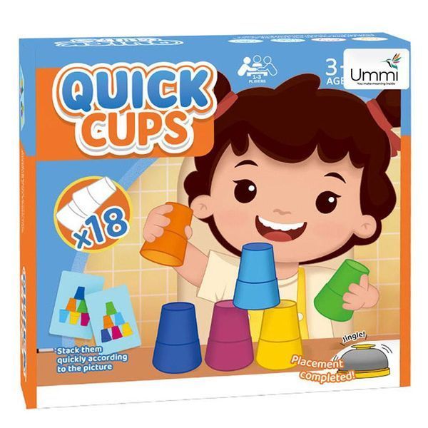 Настільна інтерактивна гра Ummi 22051 Quick Cups 79314 фото