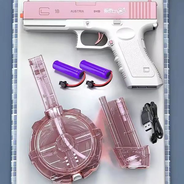 Водяний акумуляторний пістолет Glock Water Gun (250ml) with lithium battery 70617 фото
