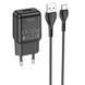 МЗП Hoco C96A (1USB/2.1A) + кабель USB to Type-C 81497 фото 1