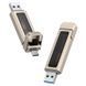 Флеш-накопичувач Usams US-ZB280 2in1 USB 3.2 + Type-C GEN1 Dual Ports Aluminum Alloy 10G &ndash; 512GB 78356 фото 1