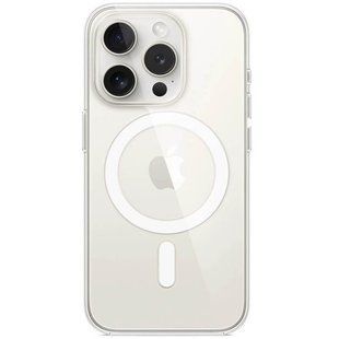 Чохол TPU Clear Case with MagSafe для Apple iPhone 16 Pro Max (6.9") 73553 фото