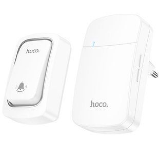 Дверний звонок Hoco HI26 EcoBell self-powered wireless doorbell 81540 фото