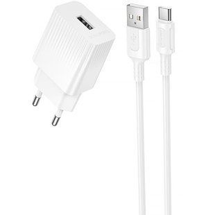 МЗП Borofone BAS71A Source 10.5W (1USB-A) + кабель USB to Type-C 79663 фото