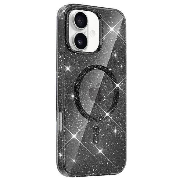 Чохол TPU Eclipse Sparkle (MagFit) для Apple iPhone 16 (6.1") 77644 фото
