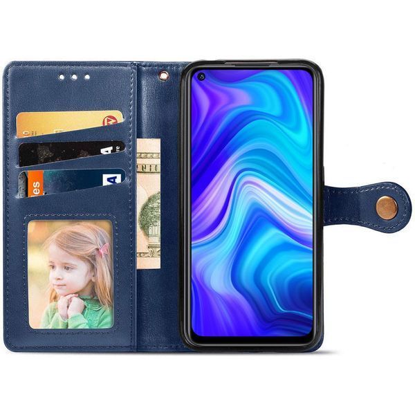 Шкіряний чохол-книжка GETMAN Gallant (PU) для Xiaomi Redmi Note 9 / Redmi 10X 36699 фото
