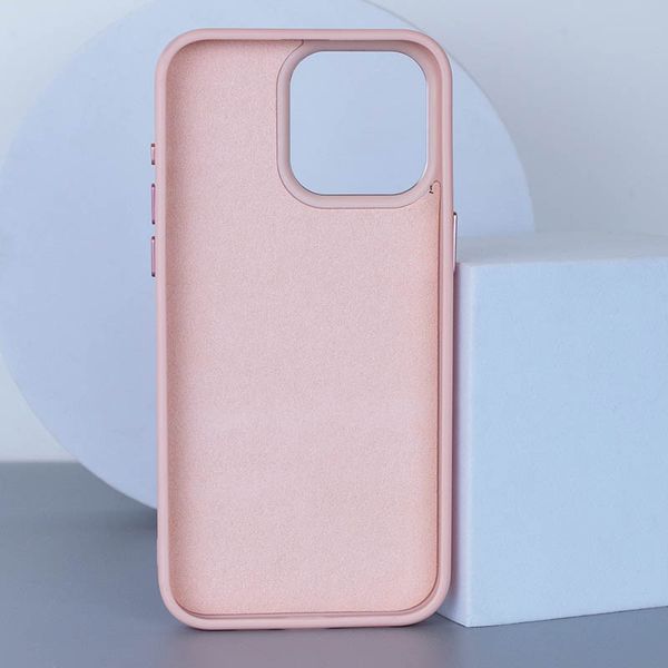 Шкіряний чохол Bonbon Leather Metal Style with MagSafe для Apple iPhone 13 Pro Max (6.7") 65459 фото