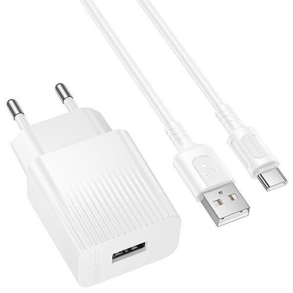 МЗП Borofone BAS71A Source 10.5W (1USB-A) + кабель USB to Type-C 79663 фото