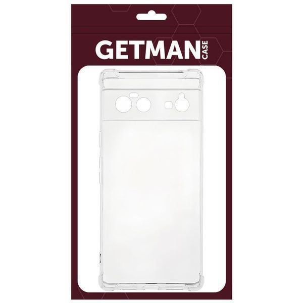 TPU чохол GETMAN Ease logo посилені кути Full Camera для Google Pixel 6 77897 фото