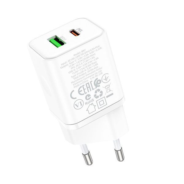 МЗП Borofone BN7 PD20W+QC3.0 (1USB-A/1C) 75045 фото