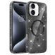 Чохол TPU Eclipse Sparkle (MagFit) для Apple iPhone 16 (6.1") 77644 фото 1