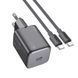 МЗП Hoco N40 Mighty PD20W (1USB-C) + кабель Type-C to Type-C 69108 фото 3