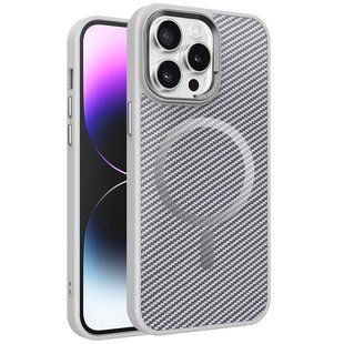 Чохол TPU+PC Carbon Mirage with MagSafe для Apple iPhone 15 Pro (6.1") 78108 фото