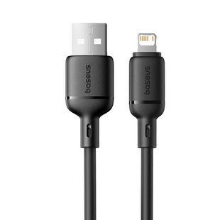 Дата кабель Baseus Silky Series OS Fast Charging USB to Lightning 2.4A (2m) (P1037770) 76495 фото