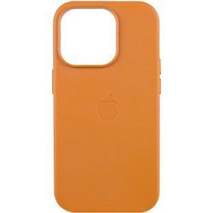 Шкіряний чохол Leather Case (AAA) with MagSafe and Animation для Apple iPhone 13 Pro Max (6.7") 57149 фото