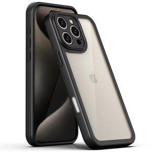 TPU чохол Transparent + Colour 1,5mm для Apple iPhone 16 Pro (6.3") 76750 фото