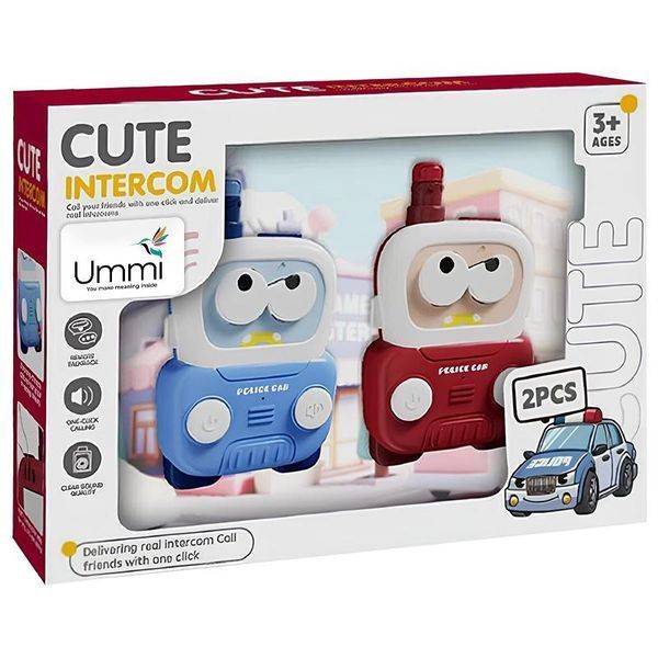 Дитяча навчальна рація ME-214 Police Car Cute Intercom (2pcs) 79364 фото