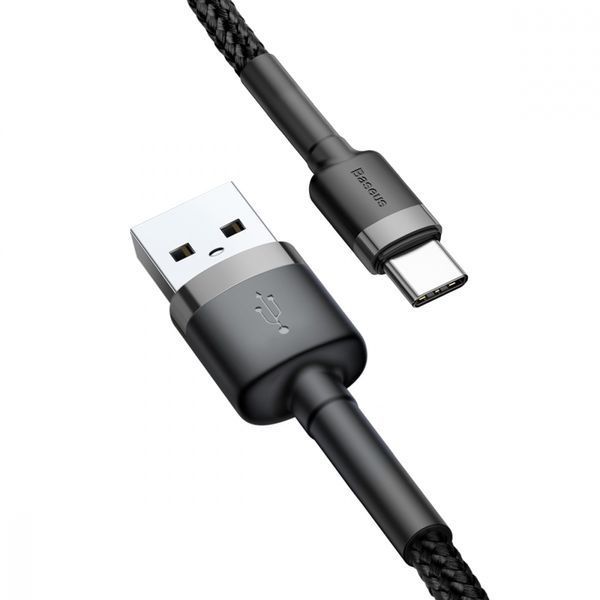 Дата кабель Baseus Cafule Type-C Cable 2A (3m) (CATKLF-U) 37737 фото