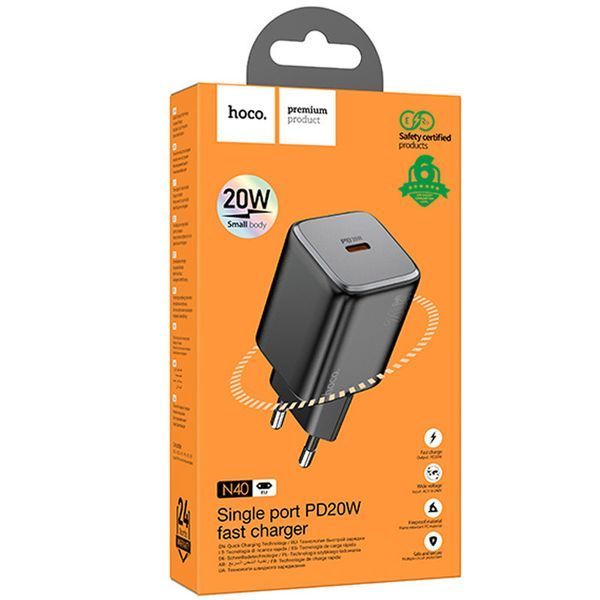 МЗП Hoco N40 Mighty PD20W (1USB-C) 69109 фото