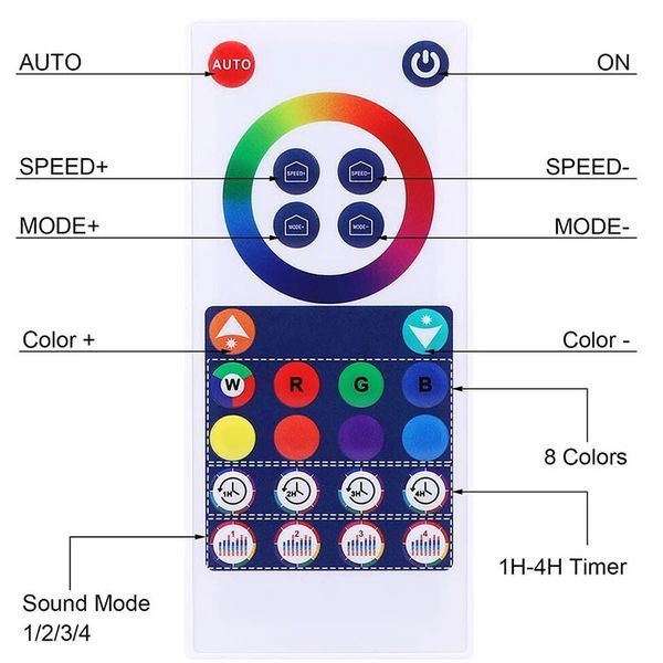 Настільна LED лампа RGB 5V Panel 2 Single side Bluetooth dual pack USB with app 66426 фото