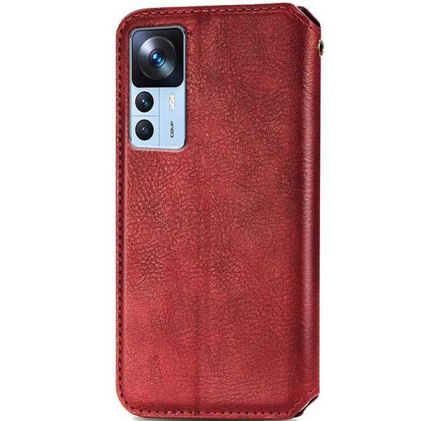 Шкіряний чохол-книжка GETMAN Cubic (PU) для Xiaomi 12T / 12T Pro 57507 фото