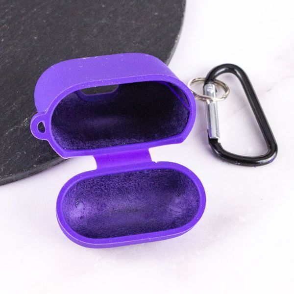 Уцінка Силіконовий футляр з мікрофіброю для навушників Airpods 1/2 41299 фото