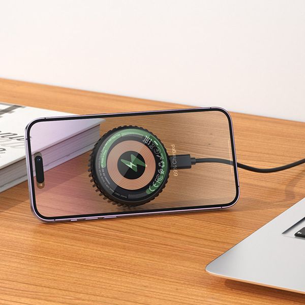 БЗП Hoco CW57 Air-cooled 15W magnetic wireless fast charger 74175 фото
