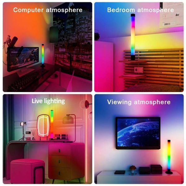 Настільна LED лампа RGB 5V Panel 2 Single side Bluetooth dual pack USB with app 66426 фото