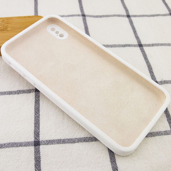 Чохол Silicone Case Square Full Camera Protective (AA) NOLOGO для Apple iPhone XS Max (6.5") 72152 фото