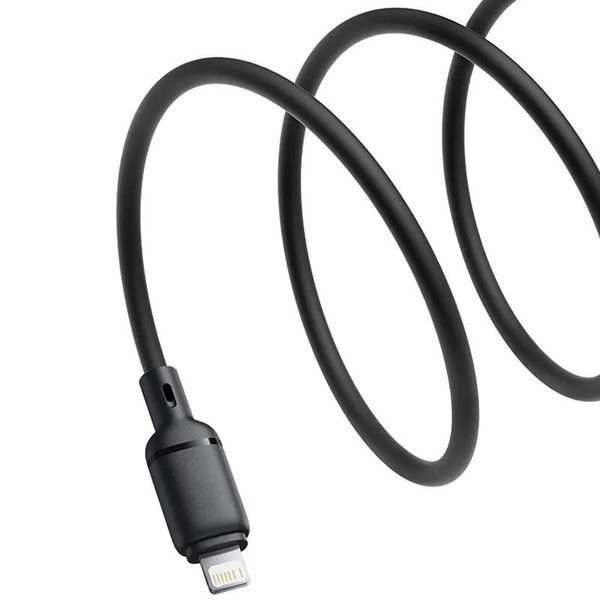 Дата кабель Baseus Silky Series OS Fast Charging USB to Lightning 2.4A (2m) (P1037770) 76495 фото