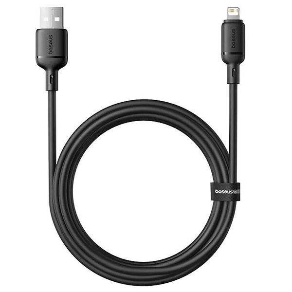 Дата кабель Baseus Silky Series OS Fast Charging USB to Lightning 2.4A (2m) (P1037770) 76495 фото