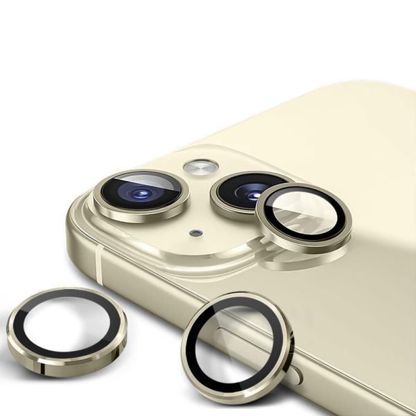 Захисне скло Metal Classic на камеру (у упак.) для Apple iPhone 15 (6.1") / 15 Plus (6.7") 65701 фото