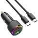 АЗП Hoco NZ17 High Power 45W (1USB-A/2C) + кабель Type-C to Type-C 82450 фото 2