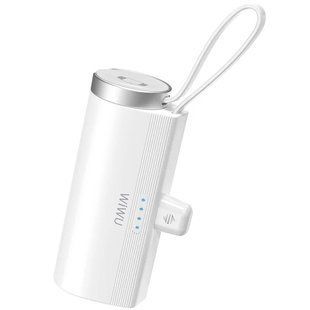 Портативний ЗП Power Bank WIWU W026 2 in 1 Type-C з БЗП For Apple Watch 15W 5000 mAh 71980 фото