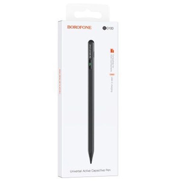 Стилус Borofone BG100 Universal active capacitive pen with digital display 73962 фото