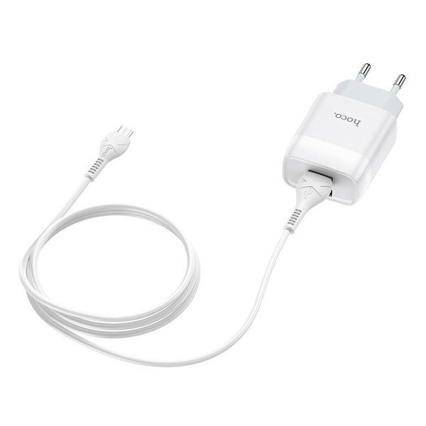 МЗП Hoco C73A Glorious 2.4A (2USB-A) + кабель USB to MicroUSB 36214 фото