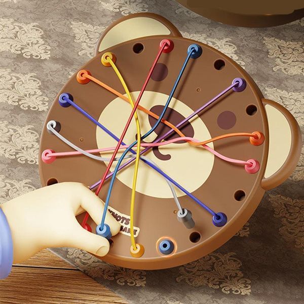 Настільна інтерактивна гра Ummi ME-241 Cute Bear Rope Unravelling Game 79365 фото
