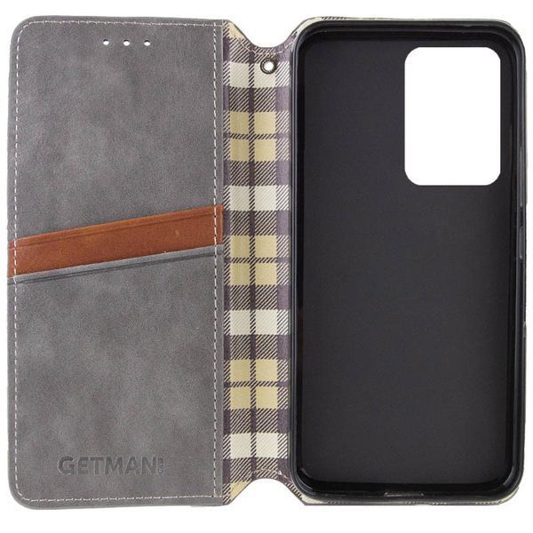 Шкіряний чохол-книжка GETMAN Cubic (PU) для Xiaomi Redmi Note 14 4G (Europe version) 77935 фото