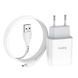 МЗП Hoco C73A Glorious 2.4A (2USB-A) + кабель USB to MicroUSB 36214 фото 1