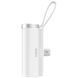 Портативний ЗП Power Bank WIWU W026 2 in 1 Type-C з БЗП For Apple Watch 15W 5000 mAh 71980 фото 4