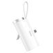 Портативний ЗП Power Bank WIWU W026 2 in 1 Type-C з БЗП For Apple Watch 15W 5000 mAh 71980 фото 2