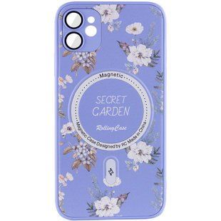 TPU+PC чохол Secret Garden with MagSafe для Apple iPhone 12 (6.1") 67968 фото
